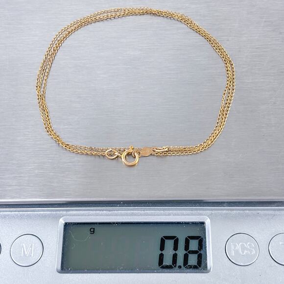 1/20 14K Yellow Gold Filled Curb Link Chain Necklace | 21.5" - Picture 3 of 3